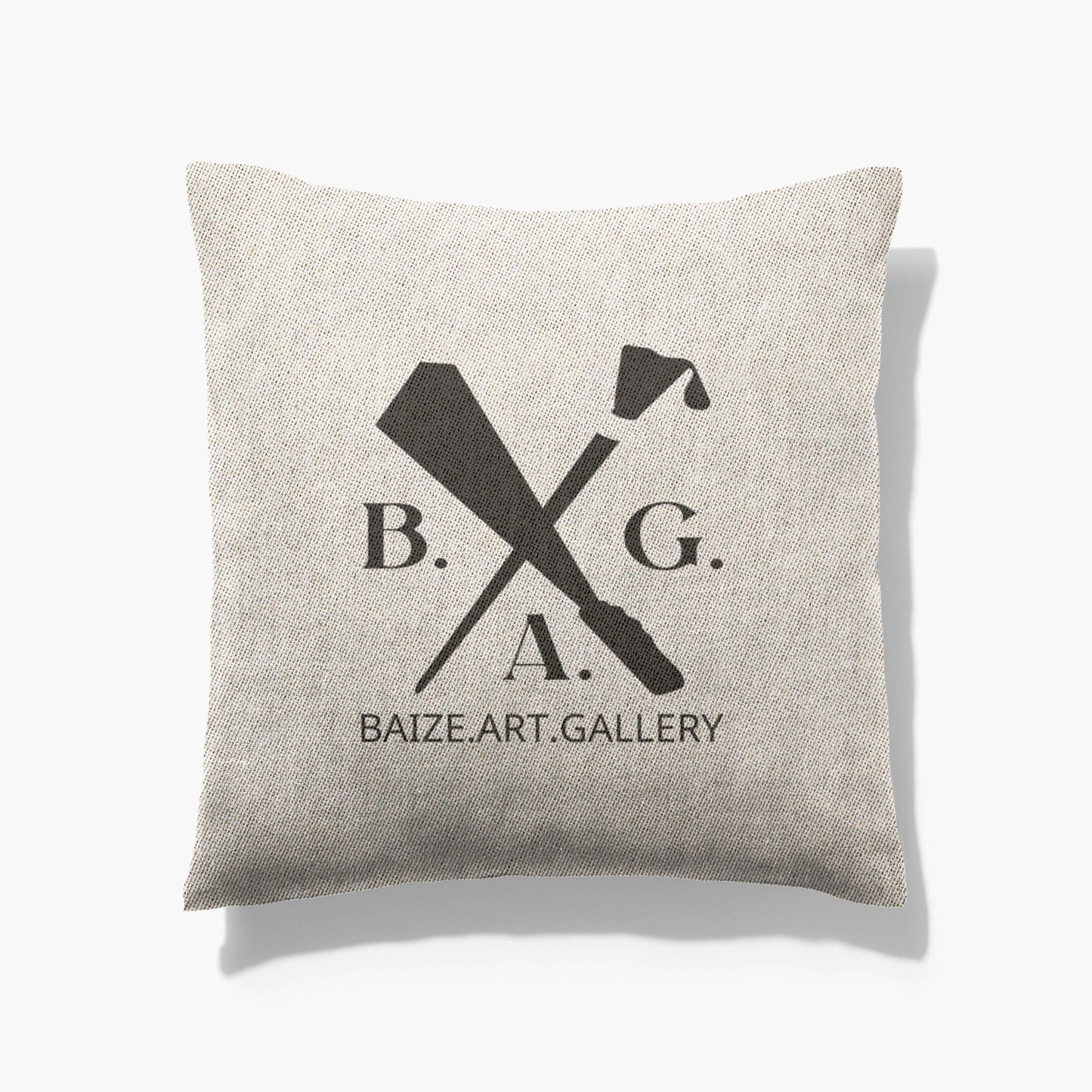 B.A.G logo Woven Pillow