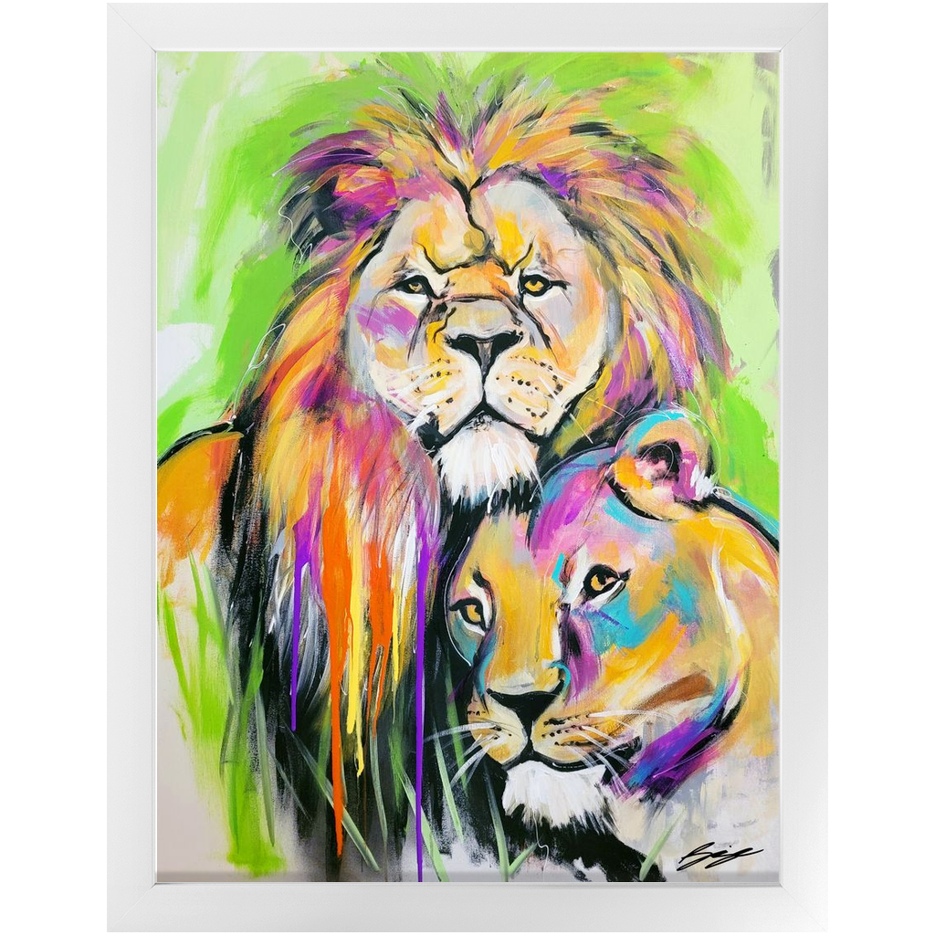 Lion Pride | Framed Paper Prints