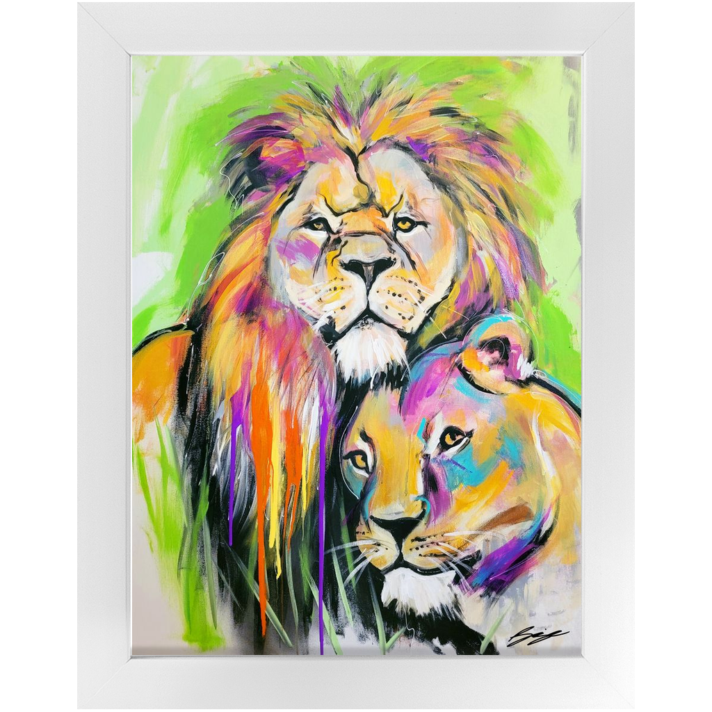 Lion Pride | Framed Paper Prints