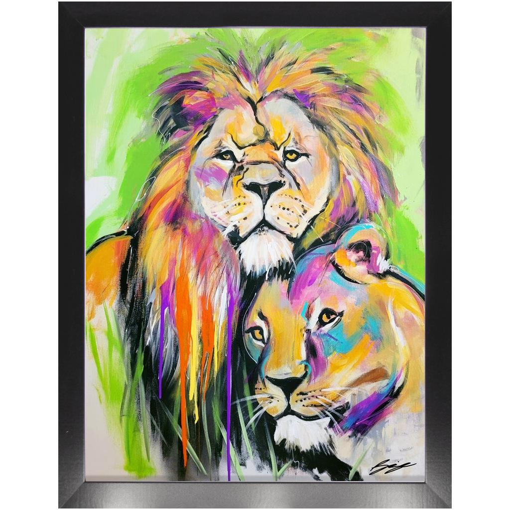 Lion Pride | Framed Paper Prints