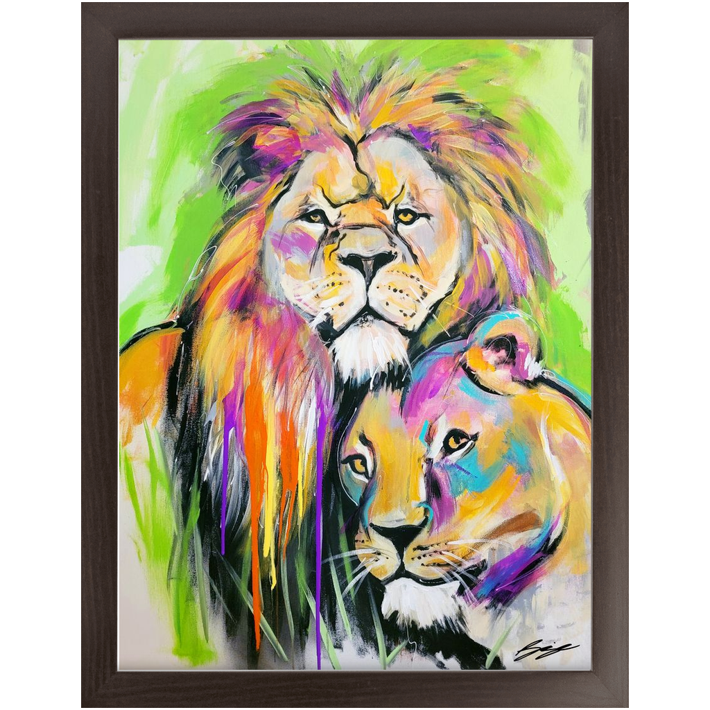 Lion Pride | Framed Paper Prints