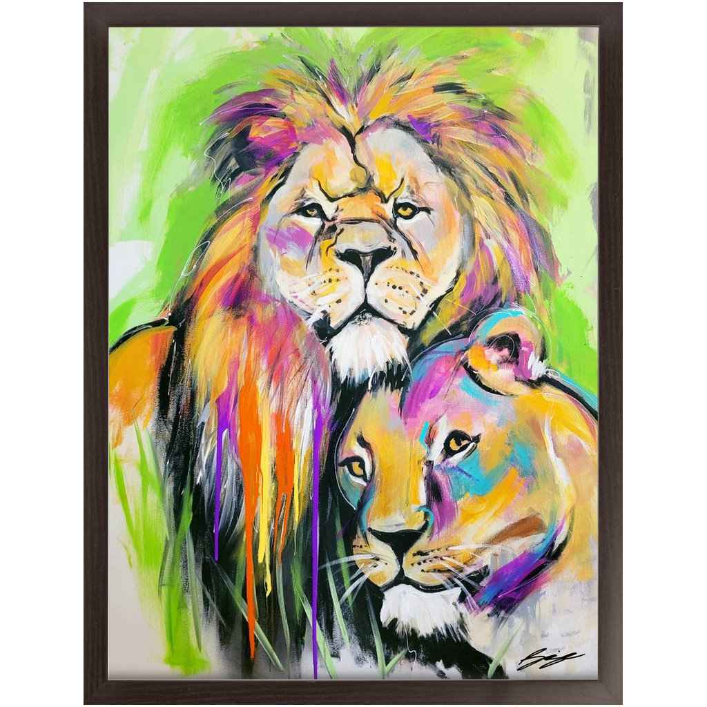 Lion Pride | Framed Paper Prints